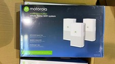 Motorola AC2200 Tri-Band Mesh WiFi Whole Home WiFi System Parental Controls 3-Pk picture