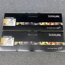 Lot Of 2 Genuine Lexmark C930X76G Waste Toner Unit picture