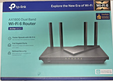 TP-Link Archer AX21 AX1800 Dual Band Wi-Fi 6 Router Gigabit EasyMesh Black picture