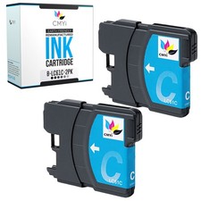 CMYi Compatible 2PK LC61C Ink Cartridges fits Brother MFC-990CW J220 J265W J270W picture