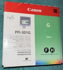 New Genuine Canon PFI-301G Green Ink Tank for imagePROGRAF IPF8000 IPF9000 picture