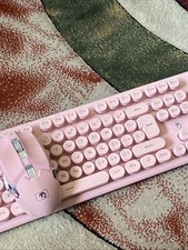 Mamba Snake Gaming Wireless Keyboard And Mouse. Matching Pink Color picture