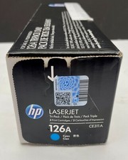 x1 Genuine Sealed HP Cyan 126A Laserjet Toner Cartridge CE311A Cyan Only picture