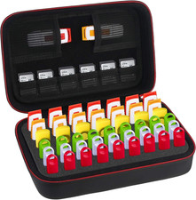 BOVKE Flash Drive Case SD Card Holder 48 Slots USB Storage Case Thumb Drive Memo picture