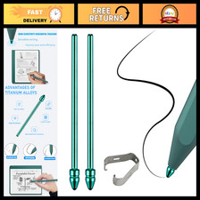 2 Pcs Green Titanium Alloy Replacement Fine Tips for Kindle Scribe Pens - Smooth picture