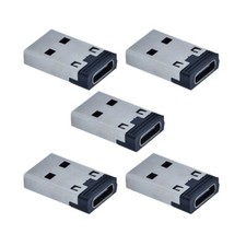 CY 5pcs/lot Type C USB-C Female to USB 2.0 A Male 480Mbps Data Power Converter picture