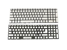 NEW HP 15-dw0081wm 15-dw0083wm 15-dw1081wm 15-dw1083wm Backlit Keyboard Silver picture