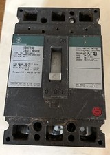 GENERAL ELECTRIC TED134015 INDUSTRIAL CIRCUIT BREAKER 15A 480VAC 250VDC 3POLE.g4 picture