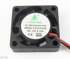 100pcs 40x40x10mm 40mm 4010 12V 2pin Connector Brushless DC Cooling Fan picture