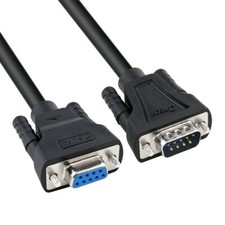 5ft RS232 Serial Cable Extension Male to Female DB9 9 Pin Straight Through  picture
