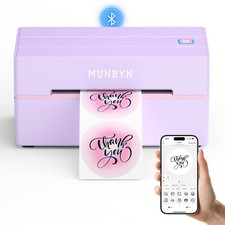 MUNBYN Bluetooth Thermal Label Printer 130B Wireless 4x6 Shipping Label Printer picture
