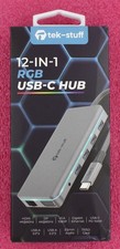 12-IN-1-RGB - tek-stuff 12-in-1 USB-C RGB Docking Station picture