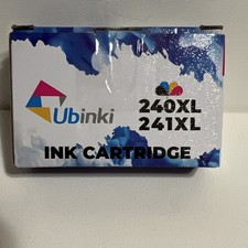 Ubinki 240XL 241XL XL Ink Cartridge Multi-Pack, Black & Tri-Color Dated 03-2025 picture