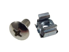 Cage Nuts and Screws M6, Pack of 50 picture