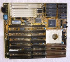 TEAN TN1 94v-0 MB Main Circuit Board AMI 486DX ISO BIOS UMC ChipSet Untested VTG picture