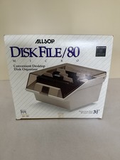 Allsop Disk File 80 Micro Organizer 90s New Never Used picture