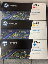 Genuine HP 508A 3-pack Cyan/Magenta/Yellow LaserJet Toners picture