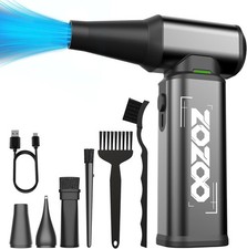 Electric Air Duster 180000RPM Cordless Compressed Air Blower PC Keyboard Car LED picture