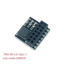 NEW TPM-SPI 2.0 14pin-1 SLB9670 Security Module for ASUS TUF GAMING A520M-PLUS picture