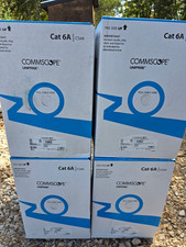 CommScope UNIPRISE Cat 6A 1000' Network Cable – 3 BLUE   1 GREEN picture