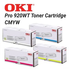 OKI Pro920WT Toner Cartridge - CMYW picture