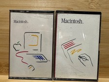 A Guided Tour of Macintosh & MacWrite MacPaint Cassette Lot of 2 picture