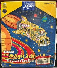 Scholastic's THE MAGIC SCHOOLBUS EXPLORES THE SOLAR SYSTEM 1994 DOS/Win 3.1 NOS picture