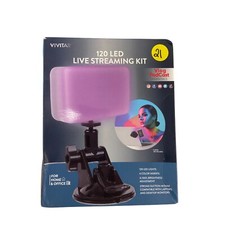 Vivitar 120 Led Video Conference Lighting Kit Suction Cup Mount for Laptops NIB picture