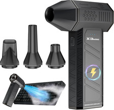 Soplador Aire Eléctrico 180000RPM Recargable Turbo 3 Velocidades USB-C PC Auto picture