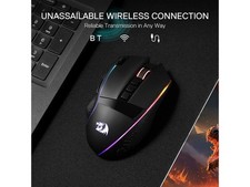 Redragon M991 Wireless Gaming Mouse, 26000 DPI 3-Mode Gamer Mice w/Rapid Fire picture