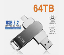 16TB USB 3.2 Type-C OTG Flash Drive 16TB Pen Drive High Speed Metal USB Stick US picture