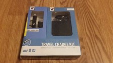 V7 2-IN-1 TRAVEL CHARGE KIT FOR IPOD, IPHONE, IPAD CAR CHARGER + POWERBANK  picture