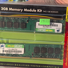 Corsair ValueSelect 2GB (2x1GB) DDR2-667 PC2-5300 240-Pin DIMM Kit picture