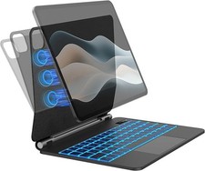 OMOTON Bluetooth Magnetic Keyboard Case for iPad Pro 11 inch (M4 2024), with Mag picture
