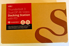 SIIG Thunderbolt 3 Dual DP 4K Video Docking Station with PD -  picture