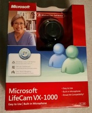 BRAND NEW MICROSOFT LIFECAM VX-1000  WITH BUILT IN MICROPHONE FACTORY SEALED picture