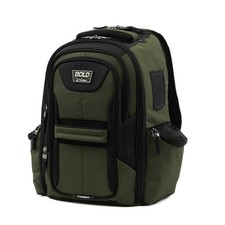 Olive Black Travel Backpack Water Repellent Padded Laptop Sleeve 15.6 Inch picture
