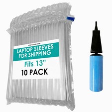 10 Pack Inflatable Laptop Protective Bags - Free Pump. Fits 13 Inch Notebooks picture