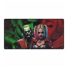 DC Comics Joker And Harley Quinn Cinematic Art Mouse Pad Desk Mats picture