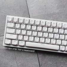 Ball Shape Keycaps PBT Double Shot Blue MDA 117Keys fits mx Mechanical Keyboards picture