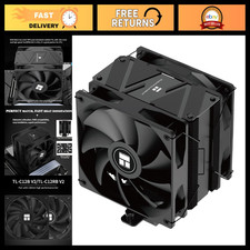 High-Performance CPU Air Cooler, 6 Heat Pipes, PWM Quiet Fans, AM4/AM5/Intel LGA picture