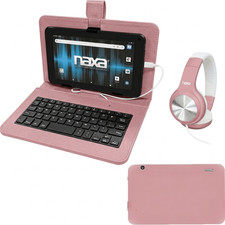 Naxa 10.1″ Core Android 11 Tablet Kit Rose Gold - Refurbished Grade Very Good picture