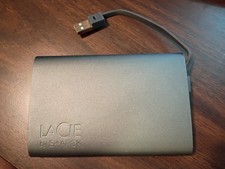 Samsung HM500JI external portable USB drive in LaCie by S+ARCK enclosure, 500GB picture