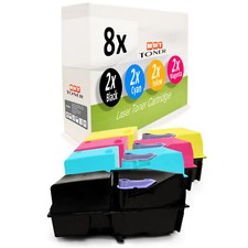8x MWT Toner replaces Kyocera TK-825C TK-825K TK-825M TK-825Y picture