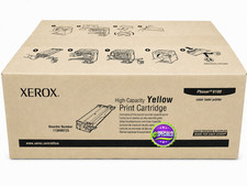 Genuine Xerox 113R00725 Yellow Toner, Brand New Sealed Box, We Ship Fast picture
