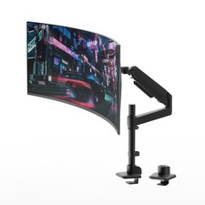 Heavy Duty Single Monitor Arm 17-49in Ultrawide 44lb Full Motion VESA 75/100 picture