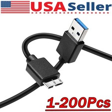 Micro USB 3.0 Cable High Speed Data SYNC For HDD External Hard Drive Lot picture
