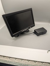 7in Black LCD Flat Screen Monitor 4:3 Aspect w/ AV HDMI VGA Video Inputs picture