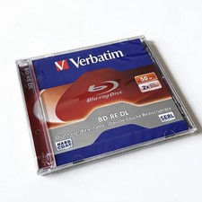 Verbatim Blu-ray BD-RE DL 50GB 2x Rewritable Dual Layer Blank Disc picture