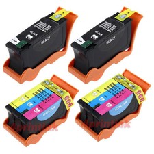 4 pk (Bk & Color) Series 21 Ink Fits Dell 21/22/23/24 V313 V515w V715w P713w picture